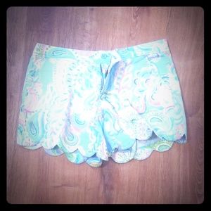 Lilly Pulitzer Scalloped Shorts